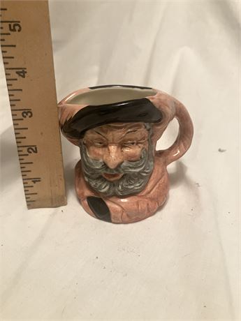 1949 Royal Doulton England Sir John Falstaff Head Mug Cup
