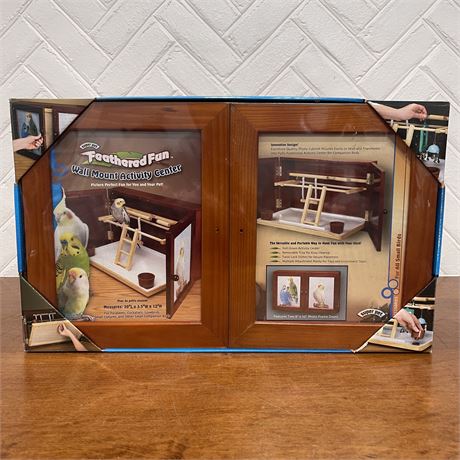 Super Pet Feathered Fun Wall Mount Activity Center *NEW*