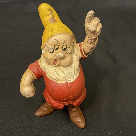 Vtg Walt Disney Seiberling Latex "Doc" Snow White & The Seven Dwarfs Figurine