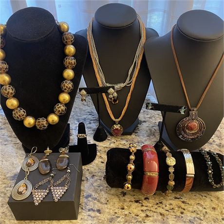 Grouping of Whimsical Costume Jewelry