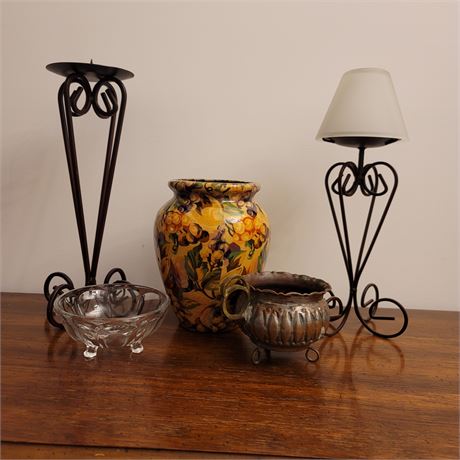 Candle holders, Vase, Container Decor