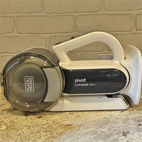 Black + Decker Pivot Lithium 20V Cordless Hand Vacuum with/ Charging Stand