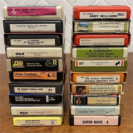 Abundance of 8-Tracks - Frank Sinatra, Everly Brother, Elvis and More