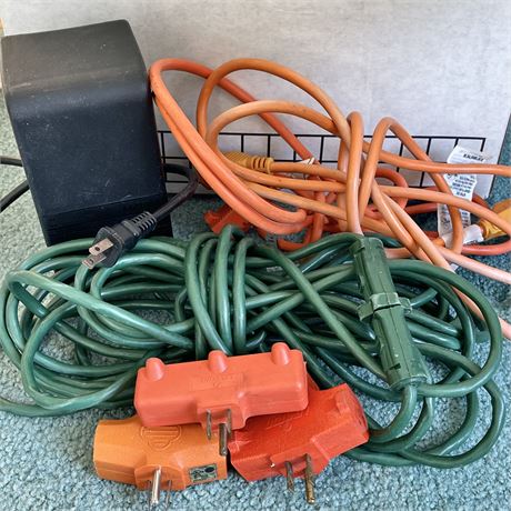 Outdoor Timer and Extension Cords