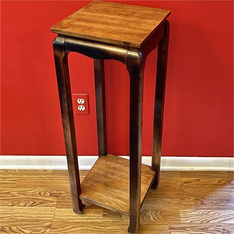2-Tier Solid Wood Plant Stand