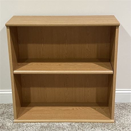Wood Bookshelf With Adjustable Shelf