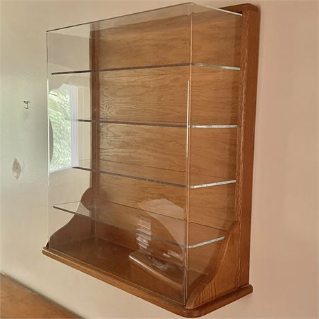 Wood and Acrylic Display Case for Trains or other Collectibles