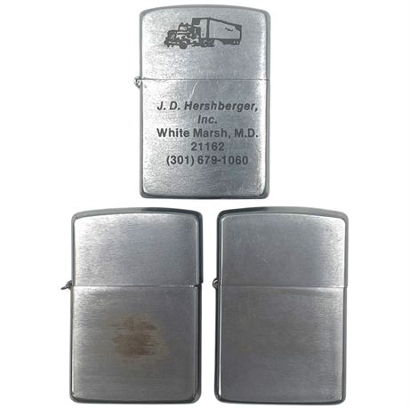 (2) Vtg Zippo Lighters and My-Lite Lighter