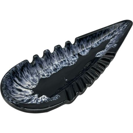 Mid-Century Glazed Ceramic Ashtray