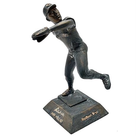 Cleveland Indians Bob Feller Bronze Toned Statue