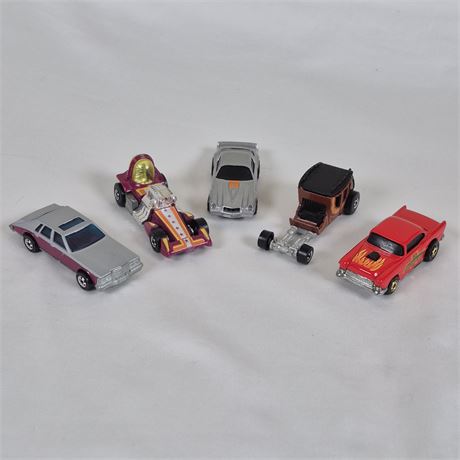 5 Vtg Hot Wheels Classic Die-Cast Cars (1977-1982)