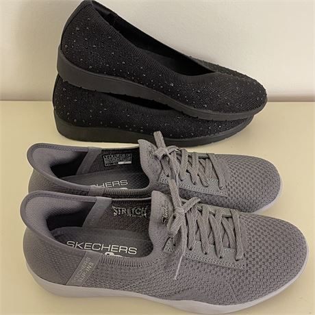 Sketchers Size 6.5 & 7 Women's Slip-On Shoes