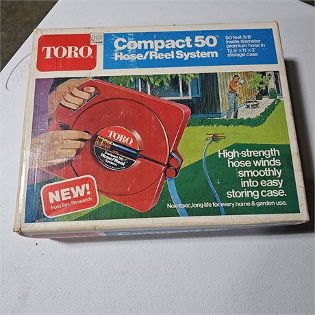 Vintage Toro Compact 50 Hose/Reel System.