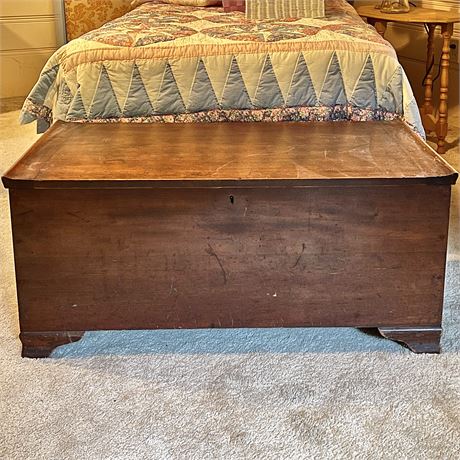Old Solid Wood Chest