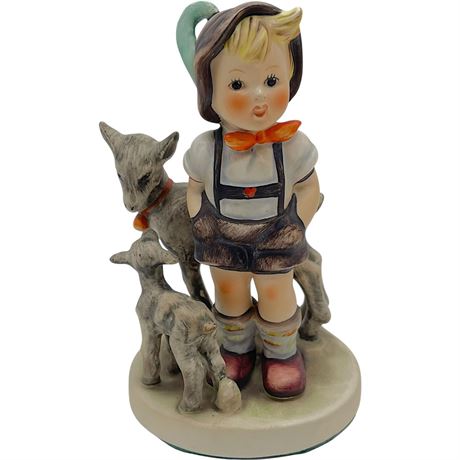 Vtg Hummel "Little Goat Herder" Stylized Bee TMK-4 Figurine
