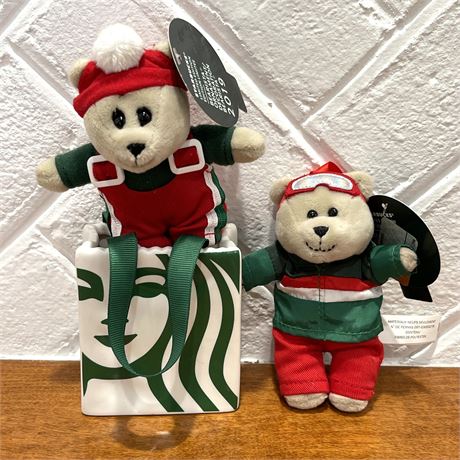 Starbucks Gifting Bundle with Ceramic Bag and Bears