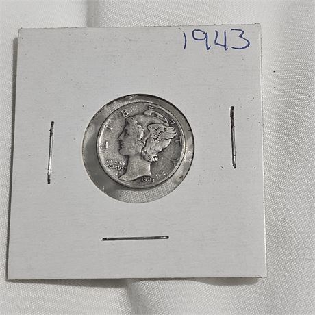 1943   Mercury Dime Silver