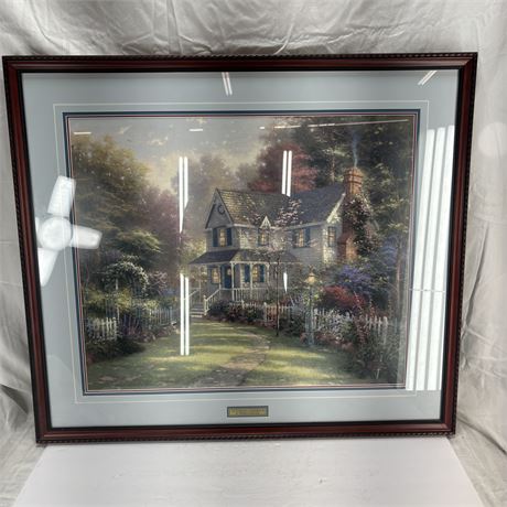 "Victorian Garden II" by Thomas Kinkade with Certificate of Authenticity