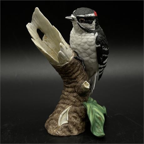 Vintage 1989 Lenox Downy Woodpecker Figurine