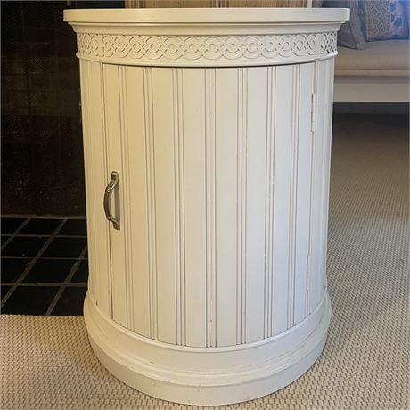 Fluted Pillar Drum Storage Cabinet