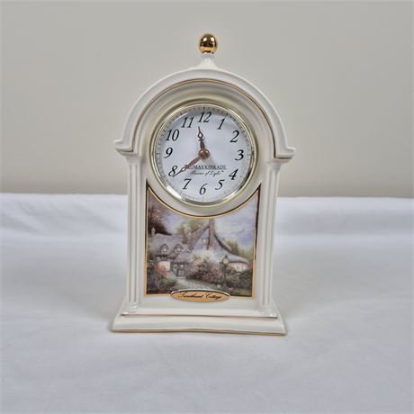 Thomas Kinkade “Sweetheart Cottage” Porcelain Mantel Clock