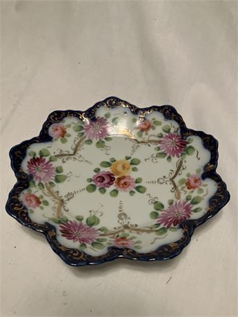 Antique hand-painted Nippon candy or nut dish.