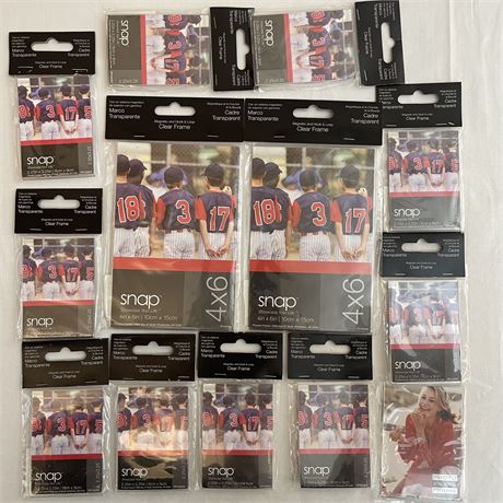 New Clear Magnetic Picture Frames