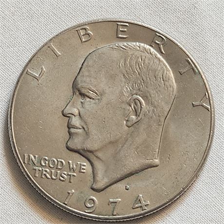 1974 D Eisenhower Dollar