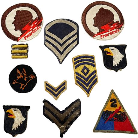 Vtg Military Patches