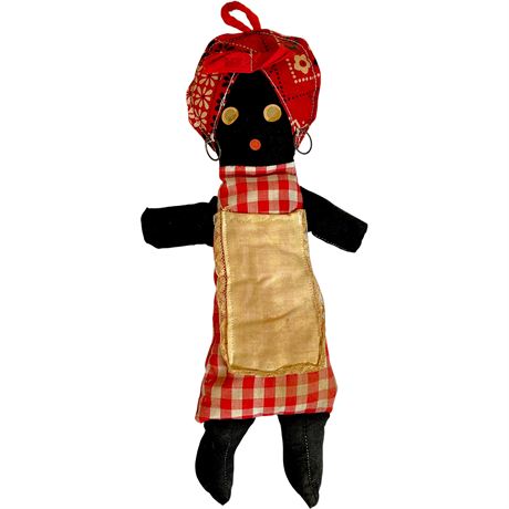 Vintage Black Americana Aunt Jemima Mammy Rag Doll