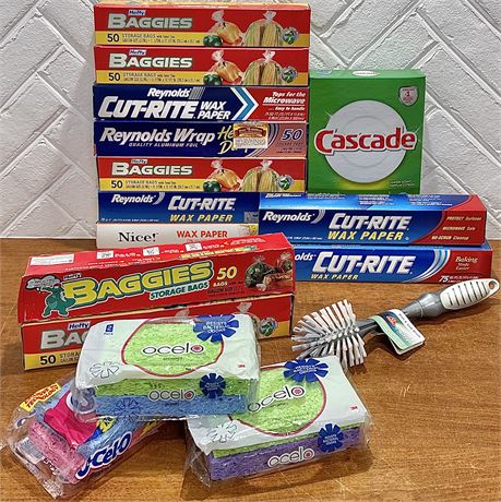New / Like New Kitchen Supplies & Cleaners