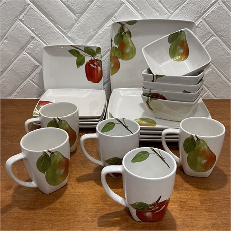 Set of 5 Apples and Pears The Cellar Entertaining Dish Set