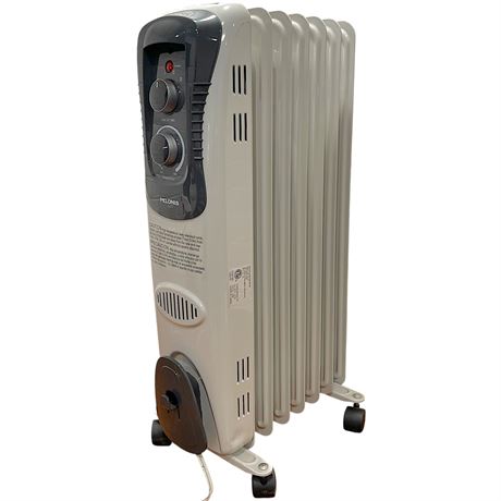 Pelonis Oil Filled Electric Radiant Space Heater Model HO-17LA1W