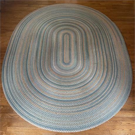 Multicolor Braided Large Area Rug (about 9.5ft x 7.5ft)
