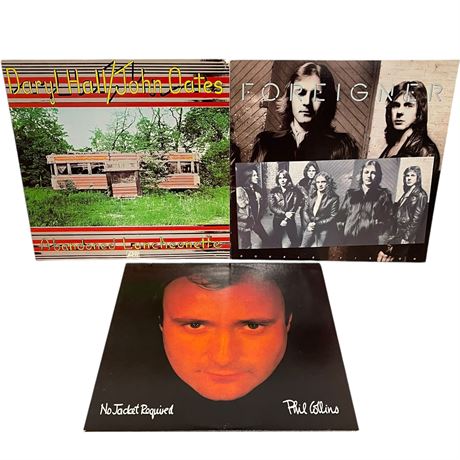 Daryl Hall / John Oates, Foreigner & Phil Collins Vinyl Records