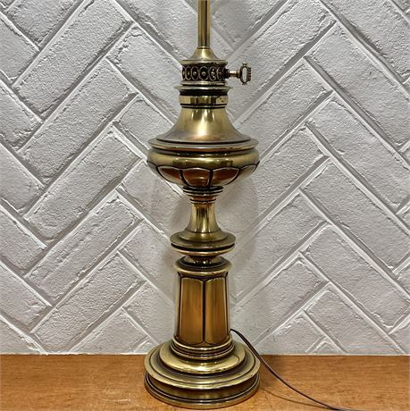 Vtg Stiffel Brass 34" 3-Way Lamp