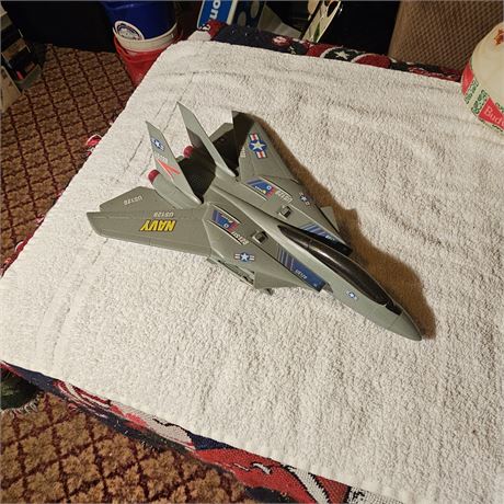 Model of a Grumman F-14 Tomcat fighter jet, specifically a "FUNRISE US NAVY US1
