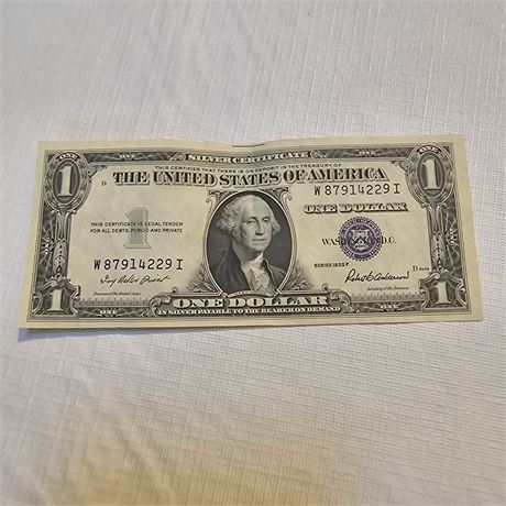 1935F $1 Silver Certificate