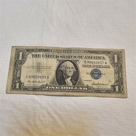 1957 $1 Silver Certificate,