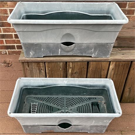 Pair of Plastic Grow Boxes