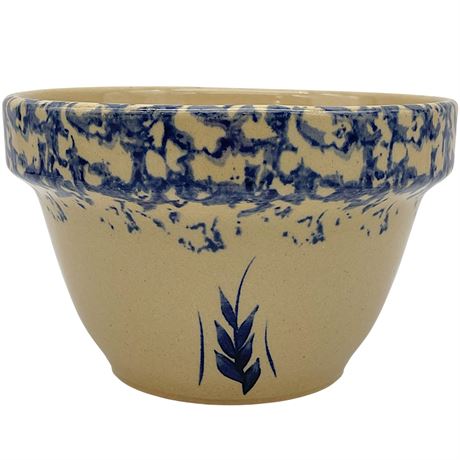 Vtg Roseville Robinson Ransbottom Pottery Mixing Bowl