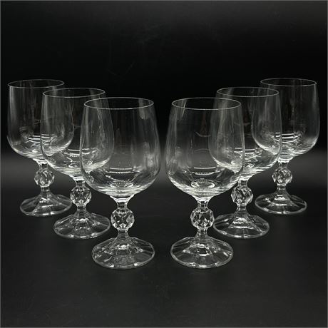 Set of 6 Vintage Claudia Water Goblets