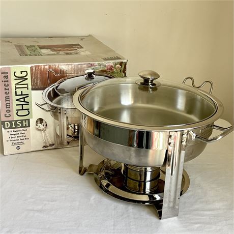 Stainless Steel Commercial Chafing Dish w/ Box