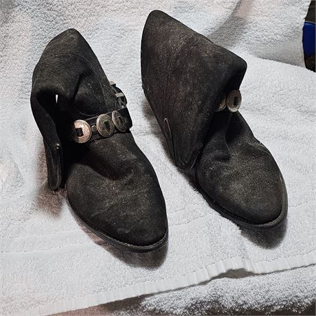 Black Suede  Boots