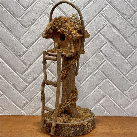 Handmade Freestanding Bird House