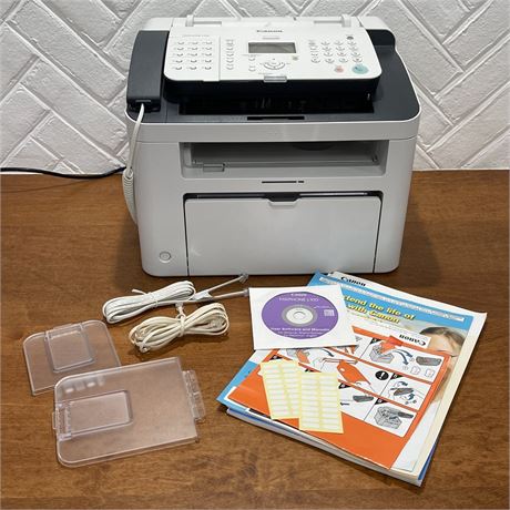 Canon Faxphone L100 Laser Fax Machine w/ Manuals and Accessories