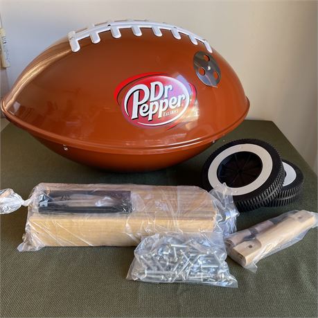NIB Portable Dr Pepper Football Grill