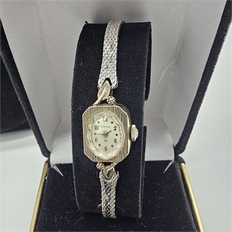 Ladies 14K Gold Vintage Hamilton Watch
