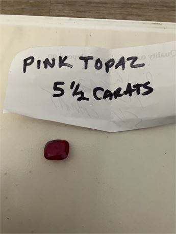 PINK TOPAZ 5'½ CARATS