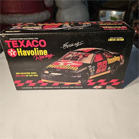 1996 Racing Champions Texaco Havoline Racing #28 Ernie Irvan Die-Cast Bank.